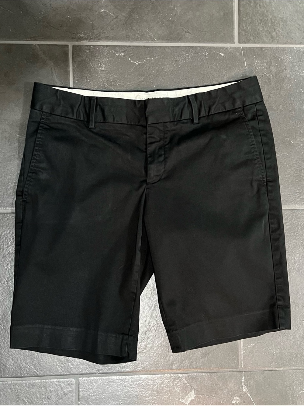 Banana Republic Black Women's Tailored Shorts  10 Inch Inseam Size 8
